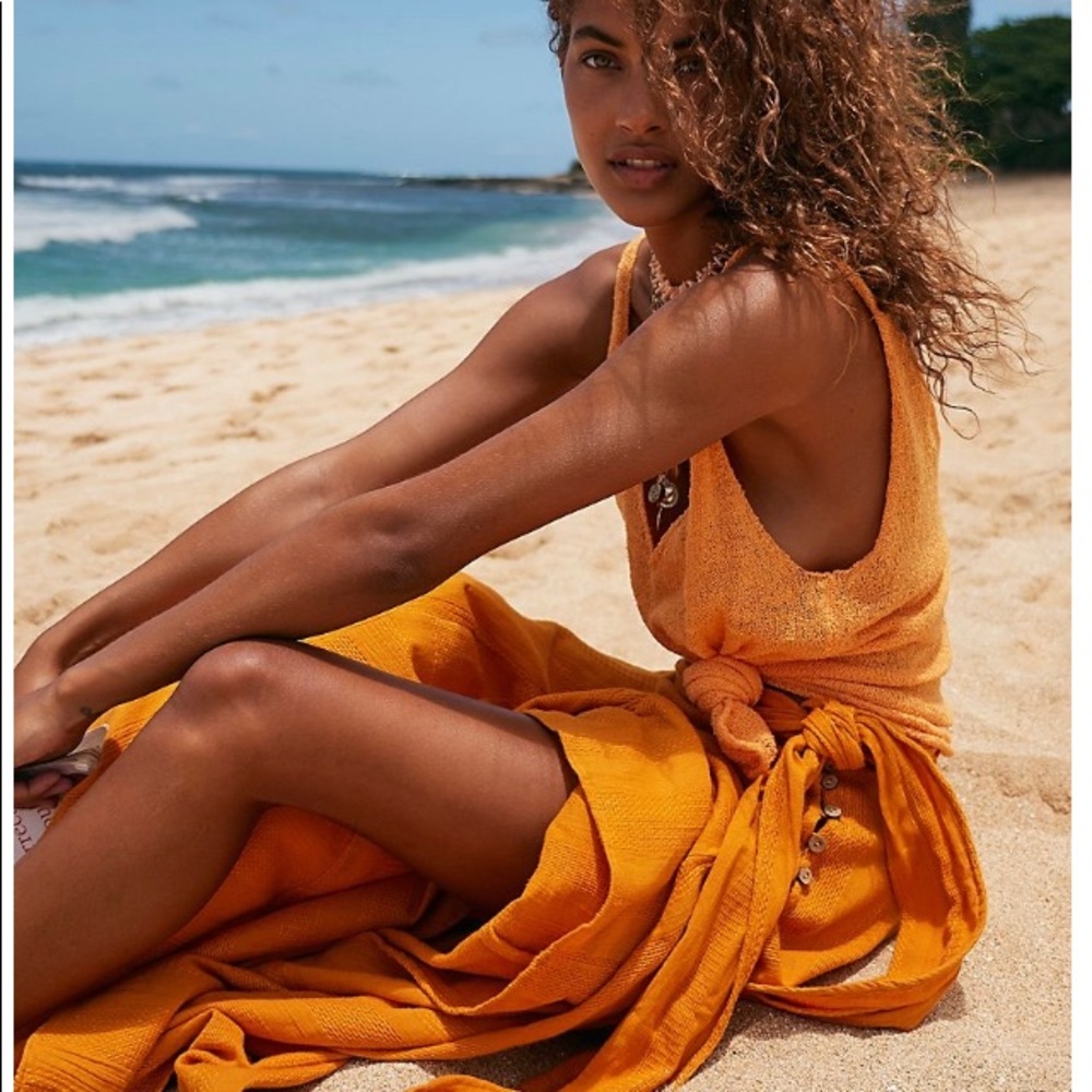 Free People Unforgettable Convertible Maxi Skirt S